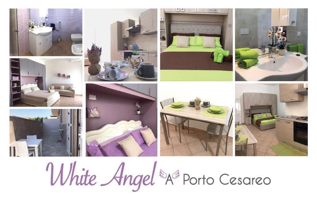 Monolocali White Angel Apartments Porto Cesareo Kültér fotó
